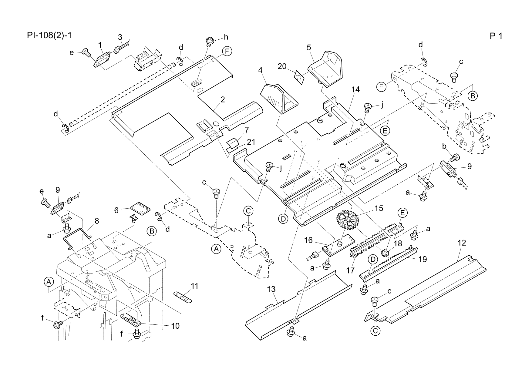 Konica-Minolta Options PI-108 Parts Manual-3